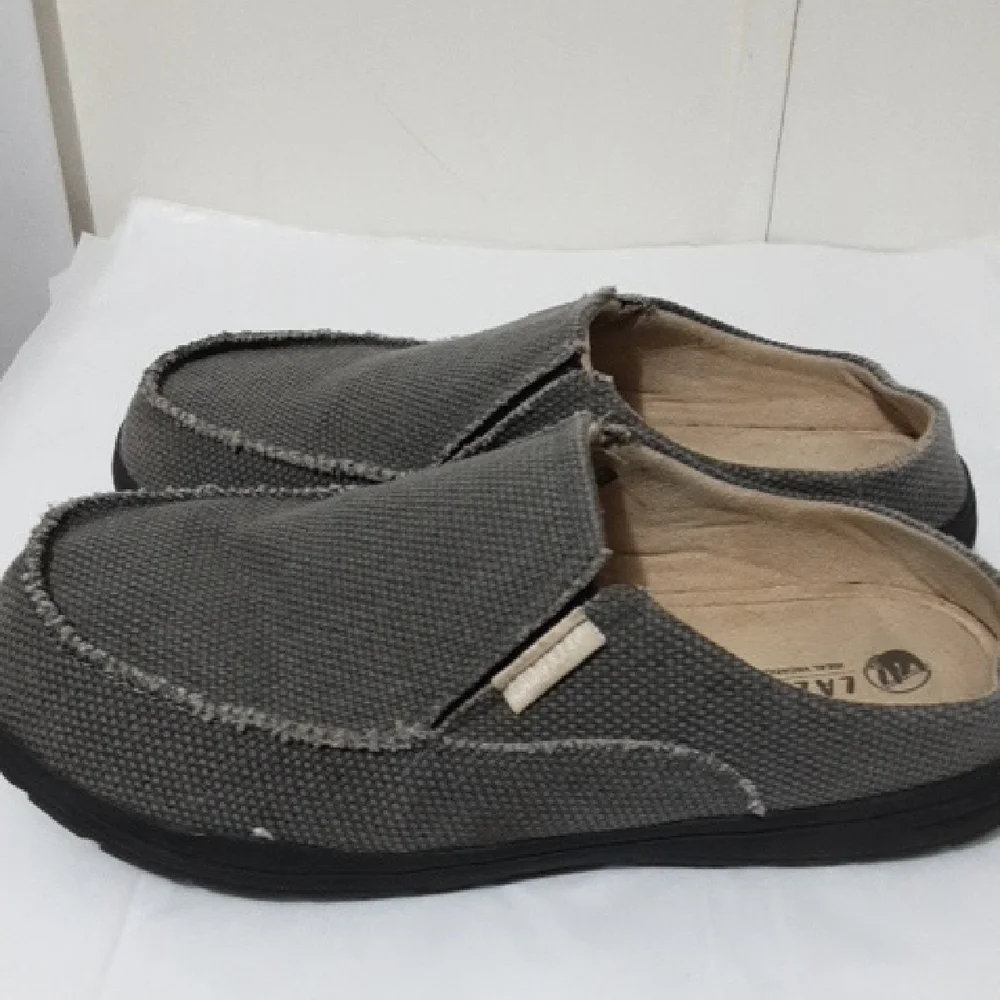 LAZYSTEP Men's 12‎ McCoy Gray Casual Slip-On Shoes